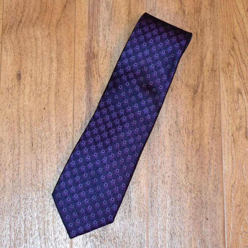 Disney‎ Parks Purple Mickey Mouse Silk Tie